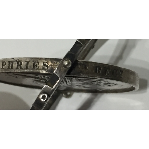 206 - Indian Mutiny Medal Named To G Humphries Mounted As A Brooch