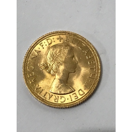 170 - 1958 Gold Full Sovereign Coin