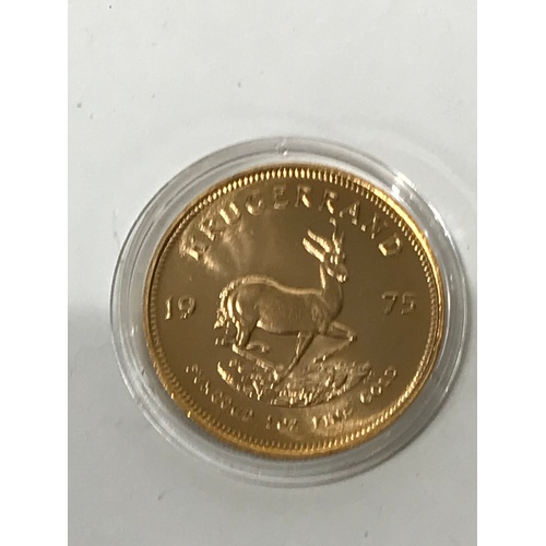 171 - 1975 Full 1 Ounce Gold South African Cruggerand