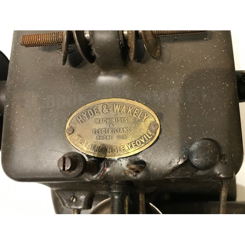 224 - Local Interest Rare  Industrial Glove Industry  Sewing Machine Made By Hyde And Wakely The Triangle ... 