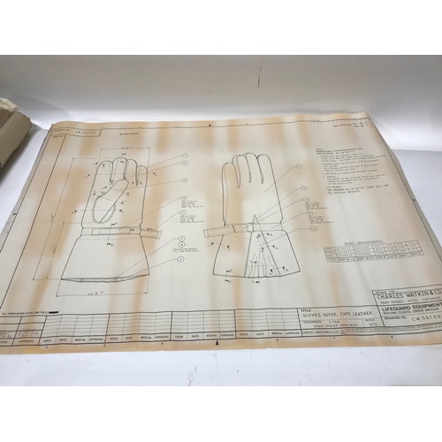 230 - Quantity Of Original Glove Drawings