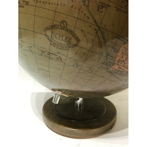 262 - Vintage Desk Top Duplex Globe 42 cms High