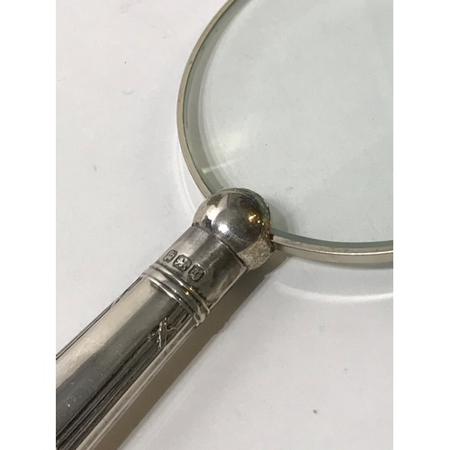 291 - Silver Hallmarked Handle Magnifying Glass