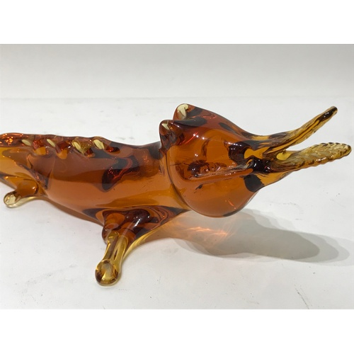 333 - Vintage Murano Glass Lizard 46 cms Long