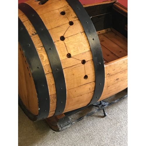 49 - Good Example Of A Bespoke Made Crib From A Barrel