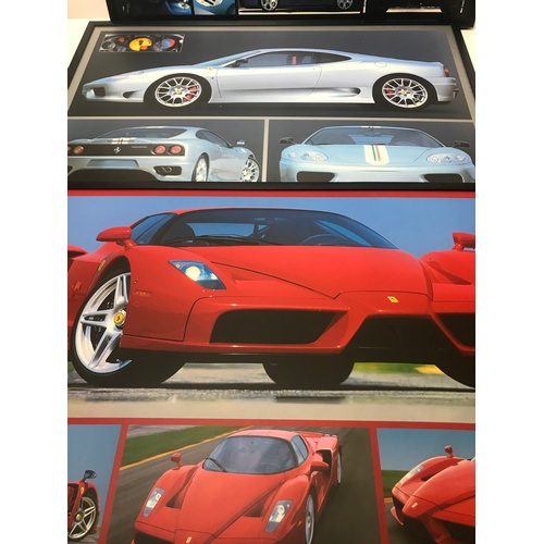 469 - 3 X Framed Ferrari Prints 94 x 64 cms