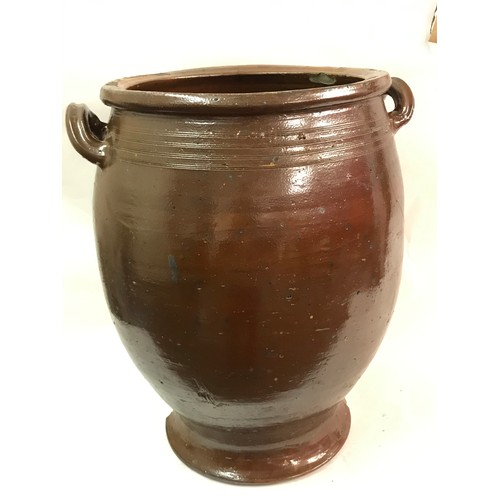 28 - Large Salt Glaze Pot Stick Stand. 59 x 49 cms