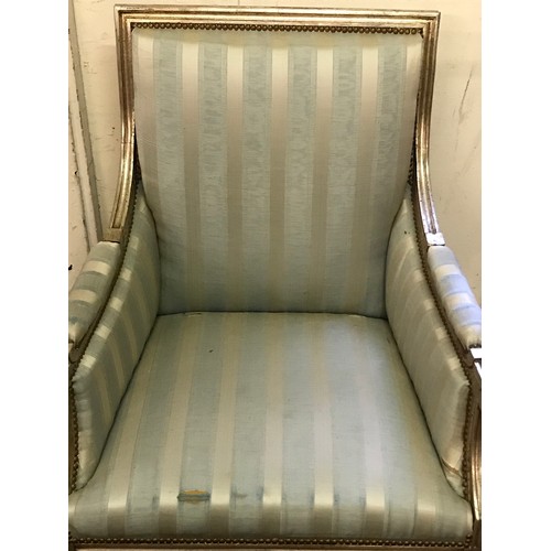 49 - Upholstered French Arm Chair