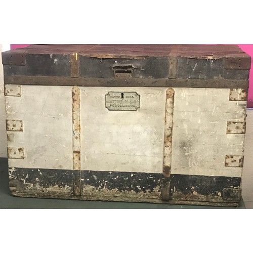 Sold at Auction: 19TH C LV TRIANON TRUNK