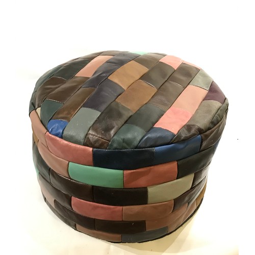 213 - Vintage Pouffe Foot Stool 48 x 32 cms