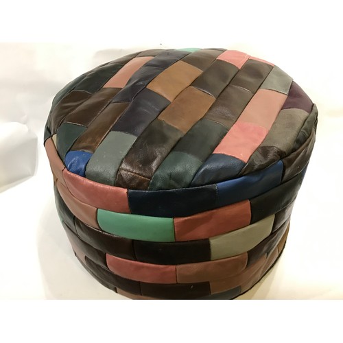 213 - Vintage Pouffe Foot Stool 48 x 32 cms