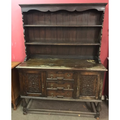 10 - Antique Two Piece Dresser. 138 x 54 x 186 cms