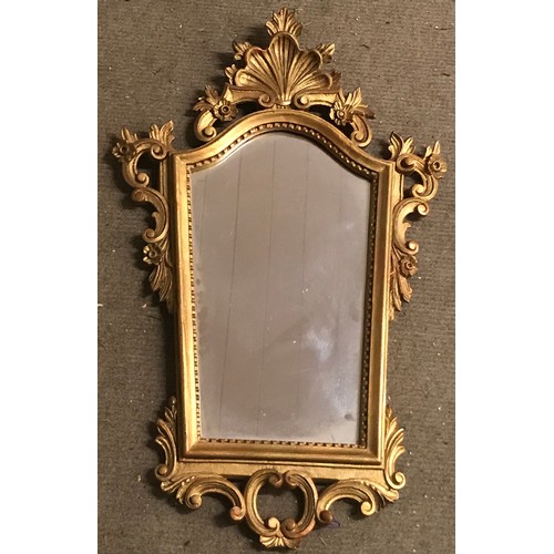 11 - Decorative Gilt Framed Mirror. 78 x 49 cms