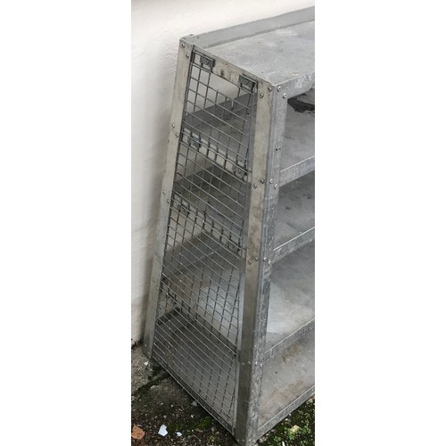 31 - Industrial Aluminium Shelf Unit . 78 x 40 x 94 cms