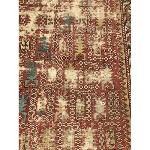 45 - Antique Hand Made Rug. 158 x 97 cms