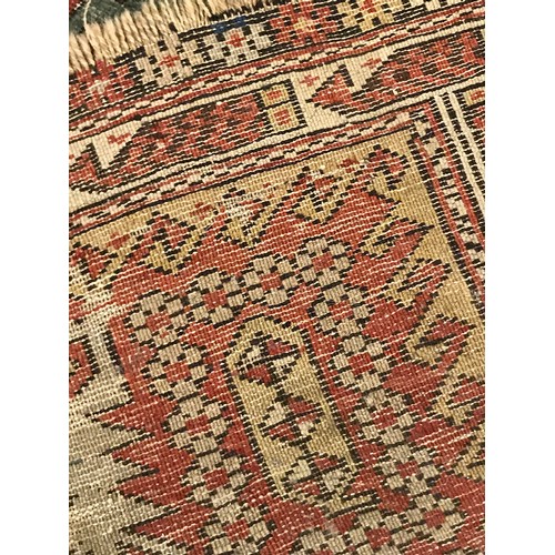 45 - Antique Hand Made Rug. 158 x 97 cms