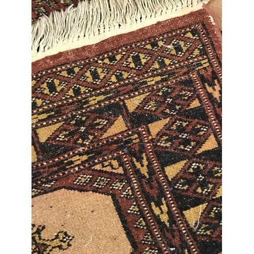 46 - Vintage  Rug With Decorative Central Panels. 136 x 94 cms