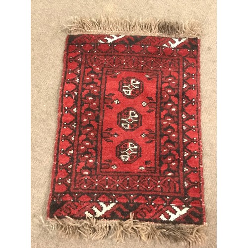 50 - Small Hand Made Rug. 77 x 48 cms