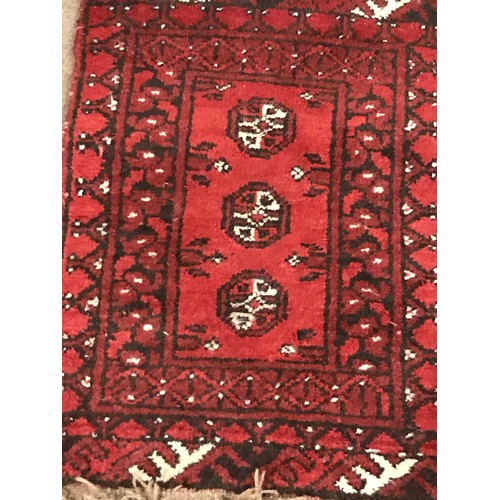 50 - Small Hand Made Rug. 77 x 48 cms