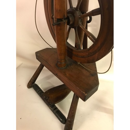 133 - Antique Spinning Wheel