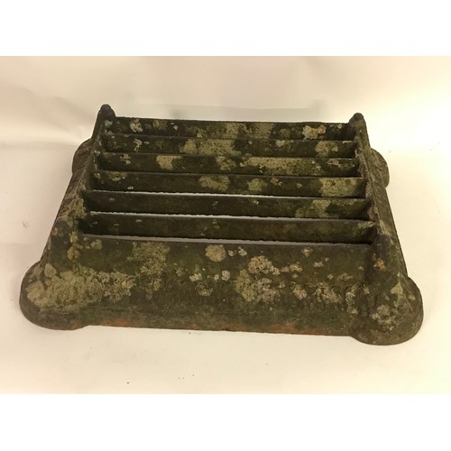 137 - Antique Cast Iron Boot Scrape 45 x 33 cms