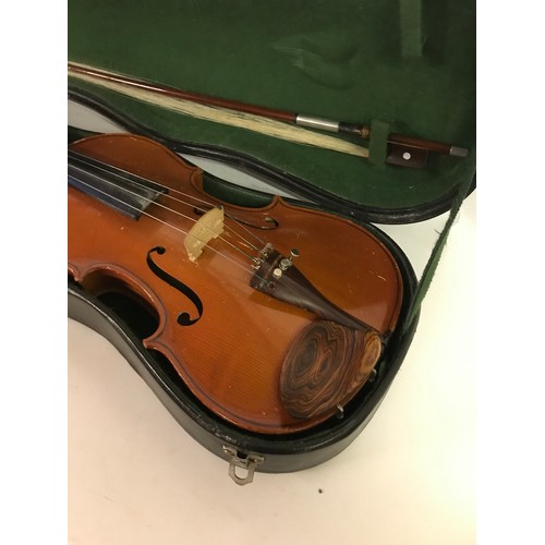 174 - Cased Violin Bow Etc