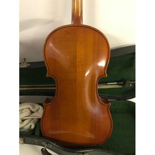 174 - Cased Violin Bow Etc