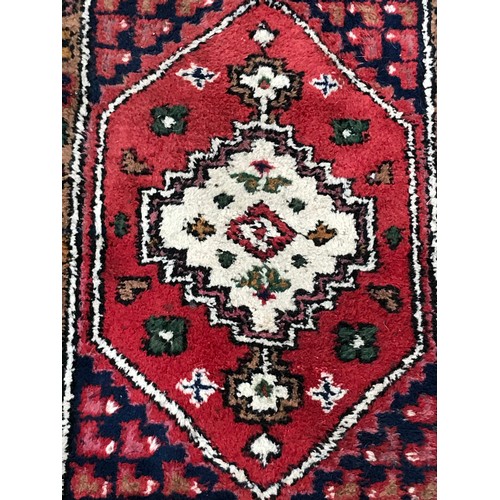 53 - Hand Knotted Rug 96 x 61 Cms