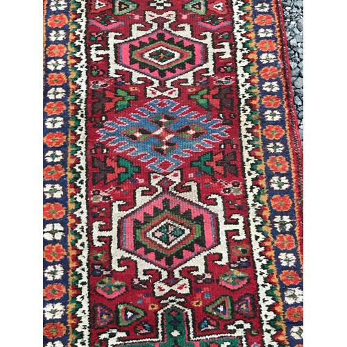 59 - Hand Knotted Rug / Runner  160 x 58 cms