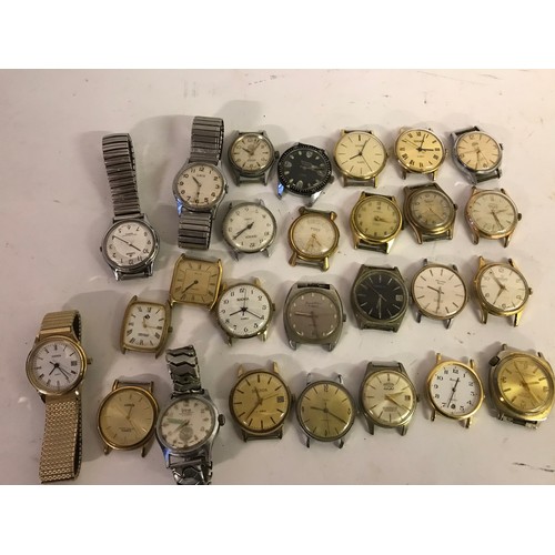 196 - Quantity Of Vintage Wristwatches