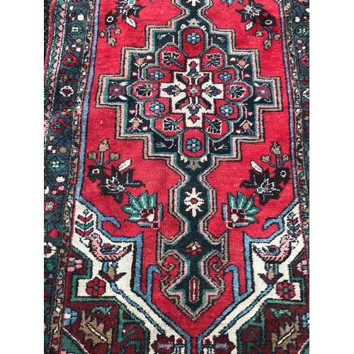 67 - Decorative Hand Knotted Rug 208 x 102 cms