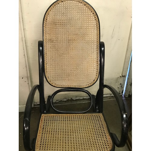 6a - Vintage Berjere Rocking Chair