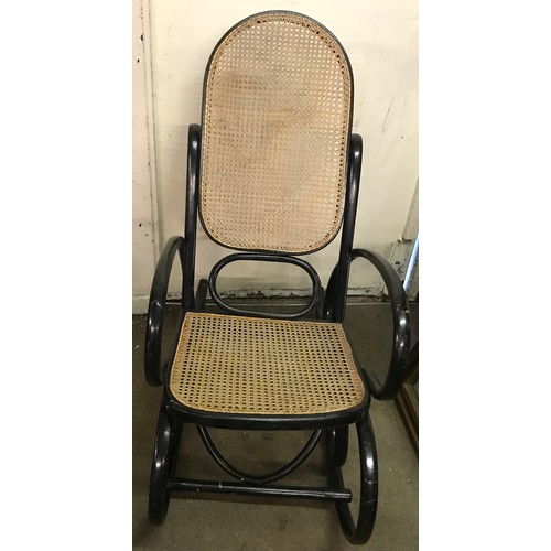 6a - Vintage Berjere Rocking Chair