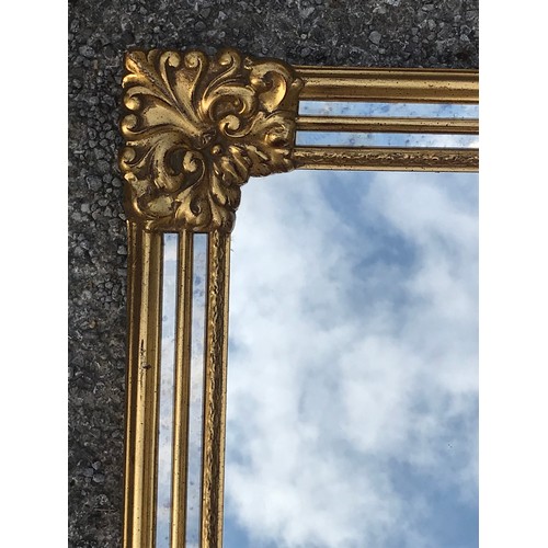 75 - Large Gilt Framed Mirror 184 x 109 cms