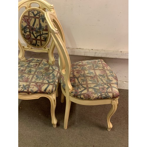 41 - Pair Of Painted French Chairs.