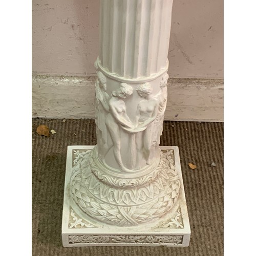 33 - Classical Style Column Stand 30 x 30 x 72 cms