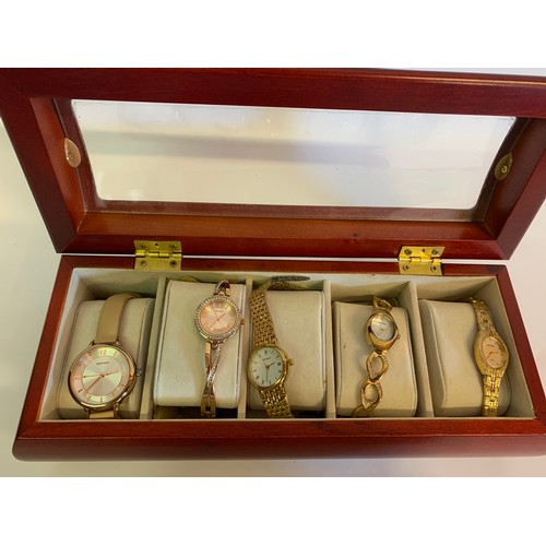 235 - Two Cases Of Various Ladies Watches