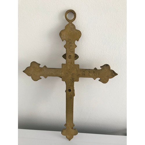 111 - Vintage Brass Crucifix
32 x 21 cms