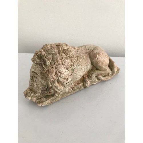 127 - Reconstituted Canover Lion
20 x 10 x 7 cms