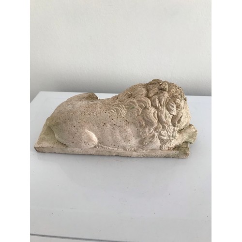 127 - Reconstituted Canover Lion
20 x 10 x 7 cms