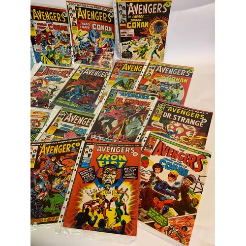 54 - Quantity Of Vintage  The Avengers Comics