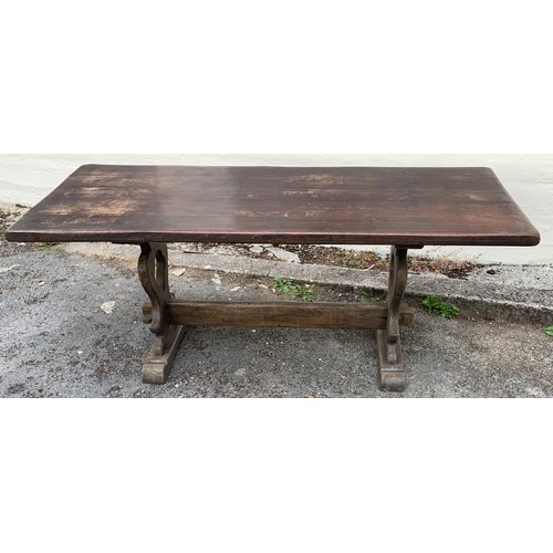 67 - Antique refectory Table  184 x 76 x 76 cms