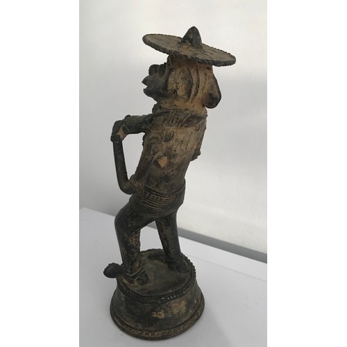 189 - Unusual Bronze Tribal Statue Possibly MALI 
23 cms high