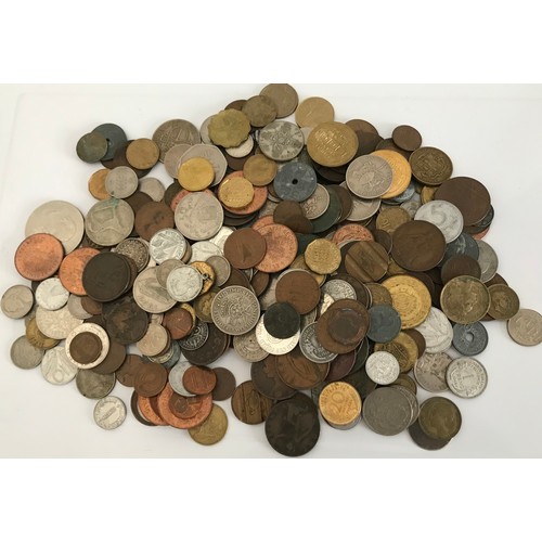 184 - Large Collection Of Antique And Vintage Coins Together With Various Old Money Notes