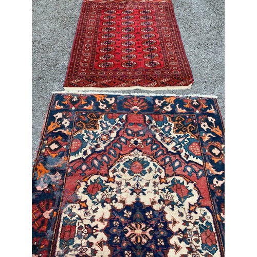 302 - 2 X Decorative Ground Rugs. Largest Measures 210 x 134 cms