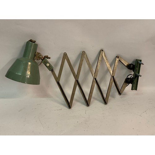 482 - European Vintage Industrial Scissor Arm Light / Lamp