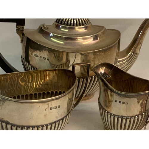 519 - Antique Silver Hallmarked Tea Set