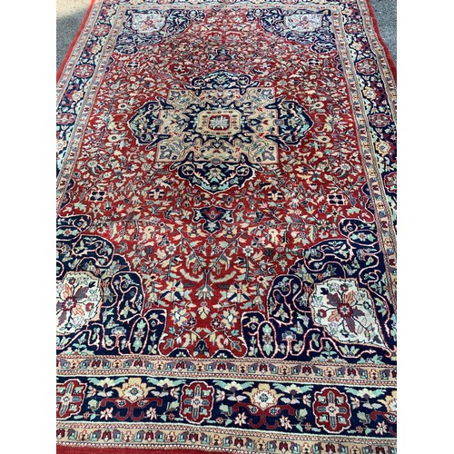 306 - Large Hand Made Decorative Ground Rug 310 x 212 cms