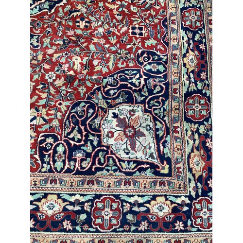 306 - Large Hand Made Decorative Ground Rug 310 x 212 cms