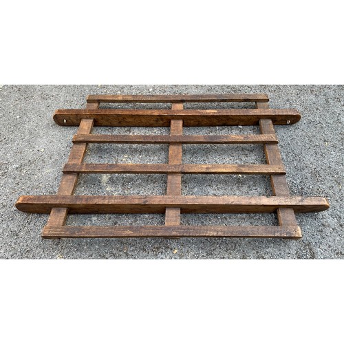 552 - Large Wood Pan / Game  Hanger 153 x 97 cms